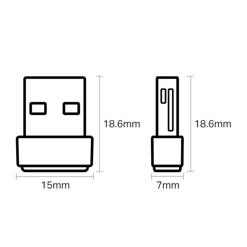 Adaptador-Wi-Fi-TP-Link-Archer-T2U-Nano-AC600-USB-Dual-Band