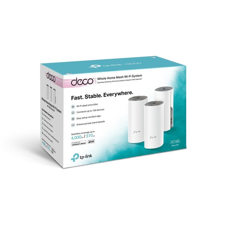 Access-Point-TP-Link-DECO-E4--3-pack--Mesh-Wi-Fi-5-AC1200
