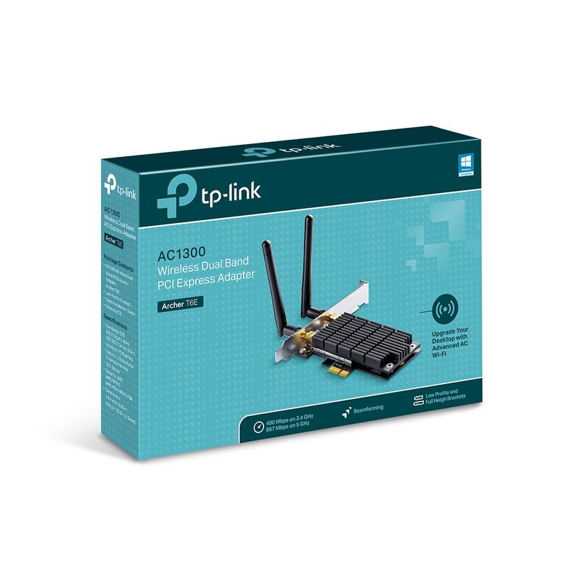 Placa-de-red-TP-Link-Archer-T6E-AC1300-Wi-Fi-Dual-Band-PCIe