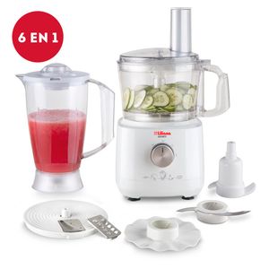 Procesadora y Licuadora LILIANA AM730 Experty 700W Vaso Procesador 1.2 Lts Jarra 2 Lts 6 en 1