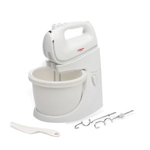 Batidora LILIANA AB102 Giramix 450W Bowl 3 Lts Planetaria Blanca