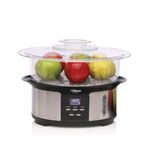 Vaporiera-LILIANA-AV930-Naturel-1050W-Digital-12-Litros-3-Niveles-Gris