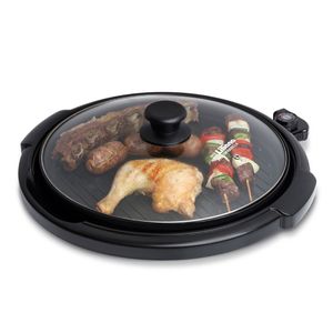 Parrilla Eléctrica LILIANA AK300 Plancha Bifera 1500W 3 Niveles de Temperatura
