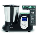 Robot-de-cocina-AtmaMix-RC2020WP-12-prog-10-Vel-LCD--8-en-1-Negro