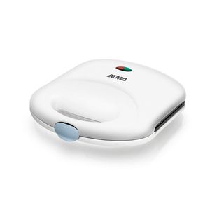 Sandwichera ATMA SM8911P 700W Antiadherente Blanca