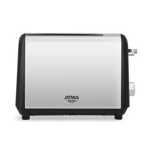 Tostadora ATMA TOAT21VBP 700W 7 niveles 2 Bahías Vintage Acero Inoxidable Negra