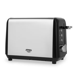 Tostadora ATMA TOAT21VBP 700W 7 niveles 2 Bahías Vintage Acero Inoxidable Negra