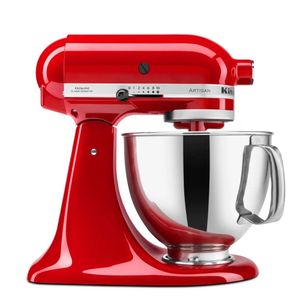 Batidora KitchenAid Artisan KSM150PSRER Bowl de Acero 4.83 Lts Roja