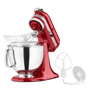 Batidora KitchenAid Artisan KSM150PSRER Bowl de Acero 4.83 Lts Roja