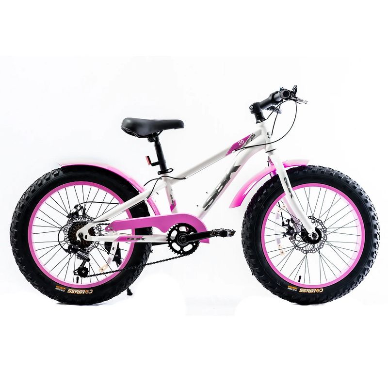 Bicicleta-Fat-Bike-SBK-rod-20-Hunter-y-Recreo-Acero-y-Aluminio-Rosa