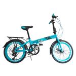 Bicicleta-Plegable-Folding-SBK-Rodado-20-acero-y-aluminio-Turquesa