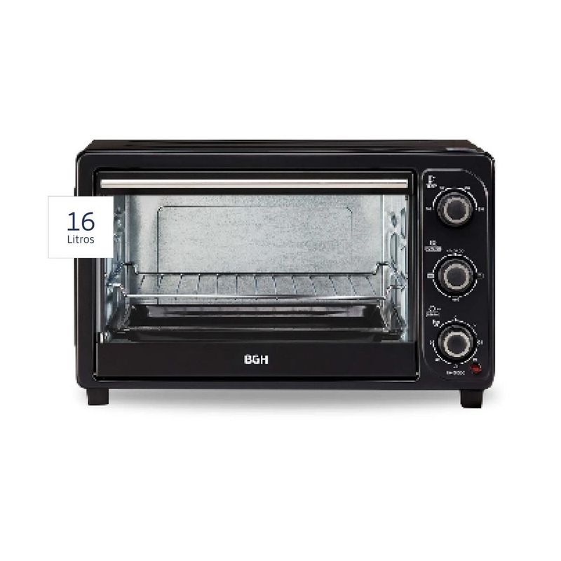 Horno-Electrico-BGH-BHE17M20N-16-Litros-doble-grill-Negro