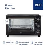 Horno-Electrico-BGH-BHE17M20N-16-Litros-doble-grill-Negro