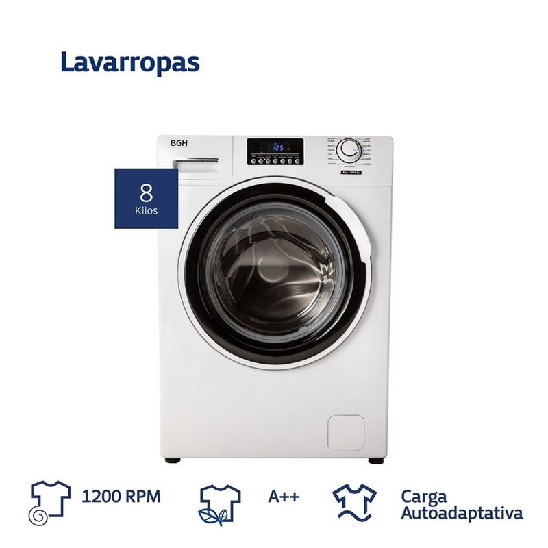 Lavarropas-BGH-BWFA08W21AR-Carga-Frontal-8kg-1200-RPM-Blanco