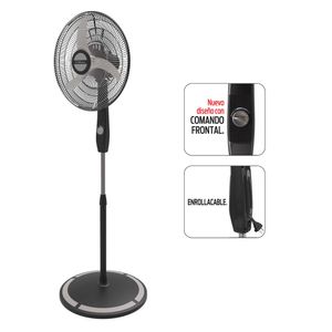 Ventilador de Pie LILIANA VPC18M 18 Pulg Parrilla Cromada Aspas Metálicas