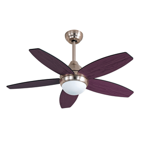 Ventilador de Techo con Luz LILIANA VTHM315R Control Remoto 5 Aspas Madera Reversibles
