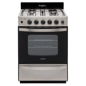 Cocina Whirlpool WFX57DW 4 Hornallas Multigas 56cm Inox