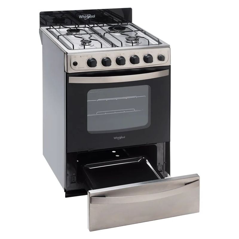 Cocina-Whirlpool-WFX57DW-4-Hornallas-Multigas-56cm-Inox