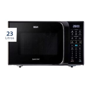 Microondas BGH NEGRO B223DN20 Digital ECO 800W 23 Lts Grill