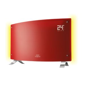 Vitroconvector PEABODY Curvo LED PE-VQDL20R 2000 Watts Digital Termostato Rojo