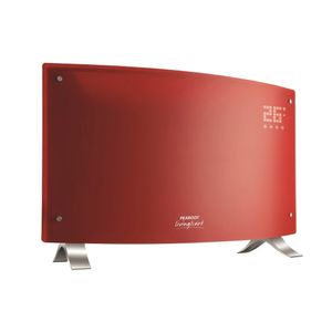 Vitroconvector PEABODY Curvo PE-VQD20R 2000W Digital Rojo