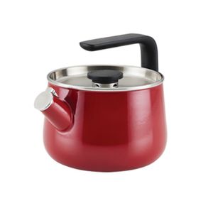 Pava Silbadora KitchenAid 1.9 Lts exterior porcelana esmaltada Rojo