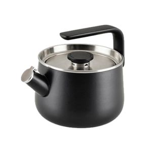 Pava Silbadora KitchenAid 1.9 Lts exterior porcelana esmaltada Negro