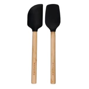 Juego de Espátulas KitchenAid 2 piezas Negro
