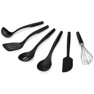 Juego de Utensilios de cocina KitchenAid 6 piezas Negro