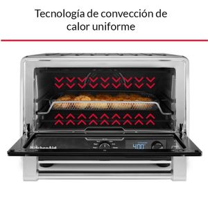 Horno Eléctrico KitchenAid RKCO128RBM con Freidora de Aire 14 Lts Negro Mate