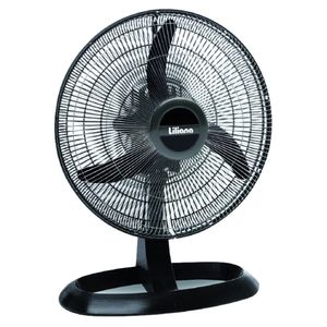Turboventilador Orbital LILIANA VOTR18 con Repeler 18 Pulg Parrilla Cromada Aspas Negras
