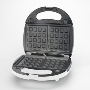 Sandwichera YELMO SW1801 750W 3 en 1 Blanca