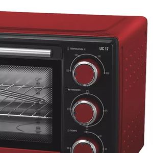 Horno Eléctrico ULTRACOMB UC17 1280W 17 Lts Temporizador Selector de Temperatura