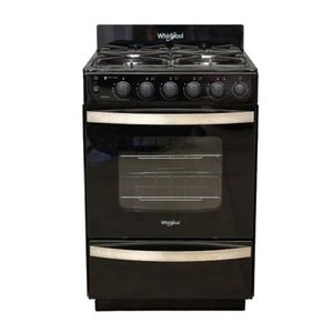 Cocina WHIRLPOOL WFN57DIDNA 4 Hornallas Multigas 56 cm Negro