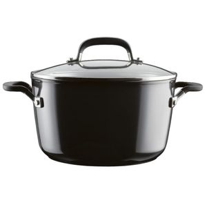 Baterías de Cocina KitchenAid Antiadherente 10 Piezas Negro Onyx