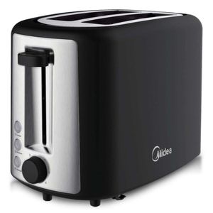 Tostadora MIDEA BT-PM2BAR1 6 niveles 770 Watts Negra