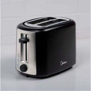 Tostadora MIDEA BT-PM2BAR1 6 niveles 770 Watts Negra