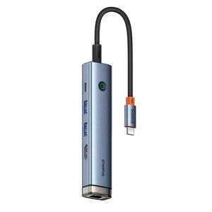Hub BASEUS A01431 5 Puertos Air Gris