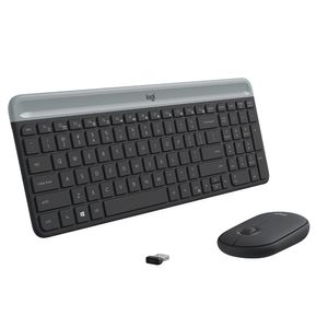 Kit Teclado y Mouse Inalámbrico LOGITECH MK470 Slim Negro