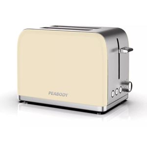 Tostadora PEABODY PE-T387I 6 Niveles 2 Bahias 1050W Marfil