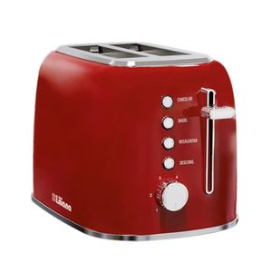 Tostadora LILIANA AT928R Retrotoast 2 Bahias 900W Rojo