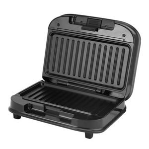 Sandwichera LILIANA AS970 Grilltoast 850W Placas Extra Grandes Negro