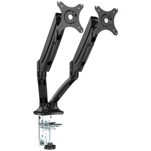 Soporte para Monitor CASSÉ Hidraulico 2 Pantallas 17 a 30 Pulg Negro
