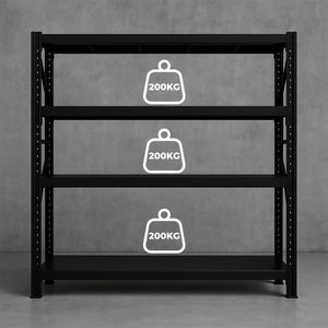 Estantería CASSÉ Home Metalica 200x200x60 Negro