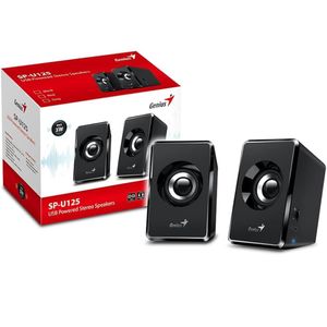 Parlante USB GENIUS SP-U125 salida Aux 3.5mm Gris