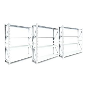 Estantería CASSÉ Home Metalica 200x200x60 Blanco Combo x 3