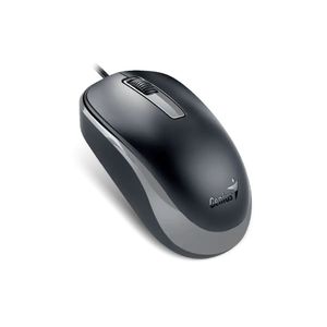 Mouse GENIUS DX-125S USB Silencioso Negro y Gris