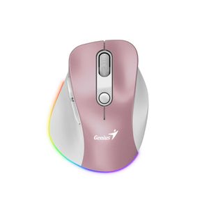 Mouse Bluetooth GENIUS 9000S Pro Ergonómico Rosa