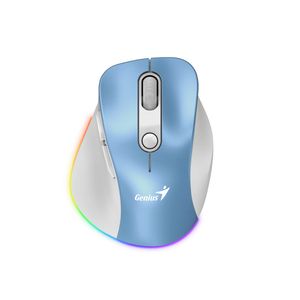 Mouse Bluetooth GENIUS 9000S Pro Ergonómico Azul