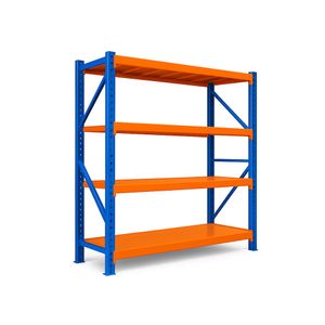 Estantería CASSÉ Home Metalica 200x200x60 Azul y Naranja